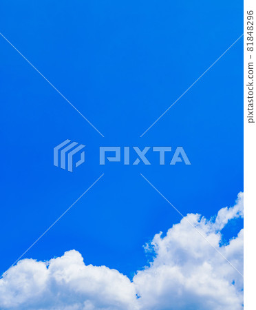 夏天天空藍天雲 夏天天空藍天雲 81848296