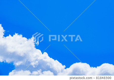 Summer sky blue sky clouds 81848300