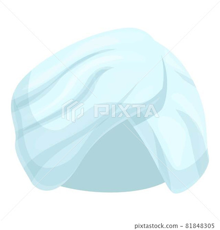 Traditional turban icon cartoon vector. Arab hat Traditional turban icon cartoon vector. Arab hat 81848305