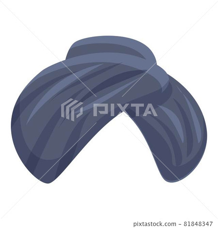 Indian turban icon cartoon vector. Arab hat Indian turban icon cartoon vector. Arab hat 81848347