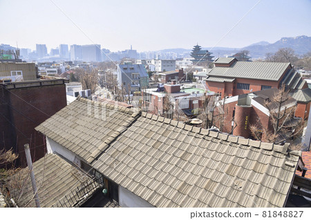 Hakkei Kitamura Puchong Pargyeong Townscape of Seoul, South Korea 81848827