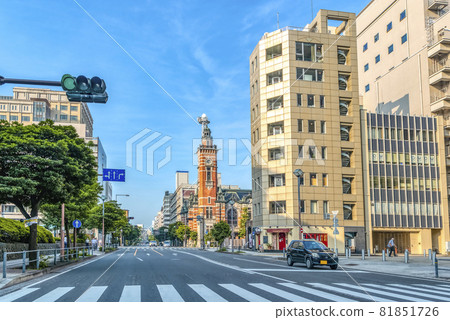 Yokohama's historic building, the intersection in front of the Yokohama Port Opening Memorial Hall (Jack's Tower) 81851726