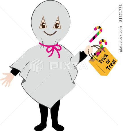 萬聖節服裝 cosplay 孩子床單鬼 81851778