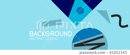 Abstract background. Blocks, lines, triangles, circles composition. Techno or business concept for wallpaper, banner, background, landing page Abstract background. Blocks, lines, triangles, circles composition. Techno or business concept for wallpaper, banner, background, landing page 81852143