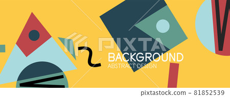 Abstract background with blocks, lines, geometric shapes. Techno or business concept for wallpaper, banner, background, landing page Abstract background with blocks, lines, geometric shapes. Techno or business concept for wallpaper, banner, background, landing page 81852539