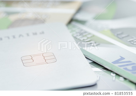 close-up of credit card background. close-up of credit card background. 81853555
