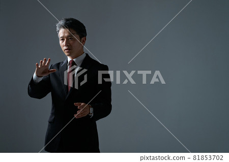 Male business presentation 81853702