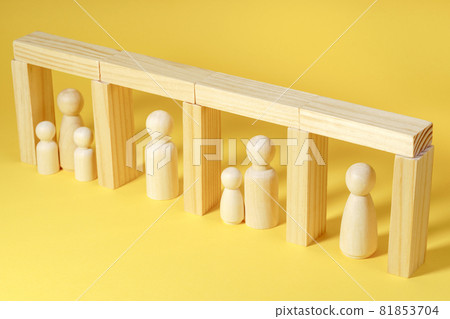 Restrictive public health measures - isolation, physical distancing, and quarantine using to reduce transmission of the covid virus. People have to remain in flats during coronavirus pandemic Restrictive public health measures - isolation, physical distancing, and quarantine using to reduce transmission of the covid virus. People have to remain in flats during coronavirus pandemic 81853704