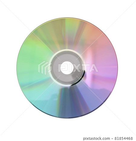 plate CD, DVD disc isolated on white background 81854468