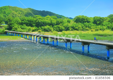 [高知縣]仲夏佐田沉降橋（四萬十川） 81856506