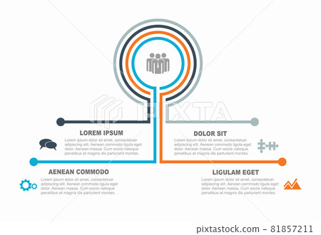 Infographic design template with place for your data. Vector illustration. Infographic design template with place for your data. Vector illustration. 81857211