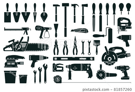 construction tools vector