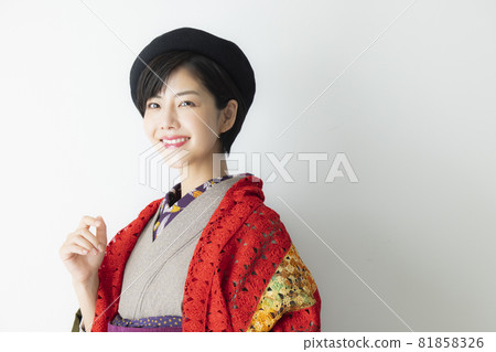 和服貝雷帽 81858326