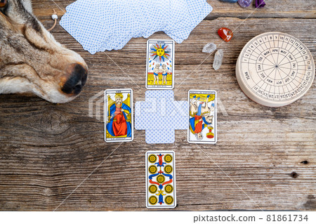 Fortune telling on tarot cards Fortune telling on tarot cards 81861734