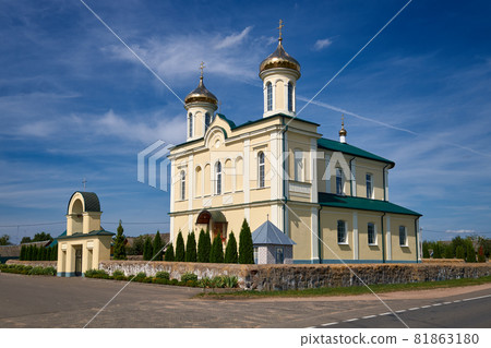 Church of the Nativity of St. John the Baptist in Vishnevets village, Minsk region, Stolbtsy district, Belarus. Church of the Nativity of St. John the Baptist in Vishnevets village, Minsk region, Stolbtsy district, Belarus. 81863180