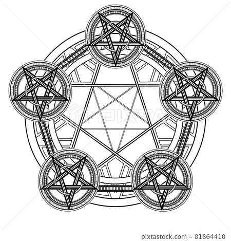 Five-Pointed Star Magic Circle Five-Pointed Star Magic Circle 81864410