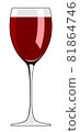 Glass of wine 81864746