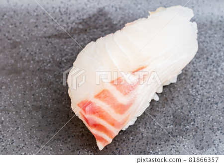 [Japanese food] Sea bream sushi nigiri sushi 81866357