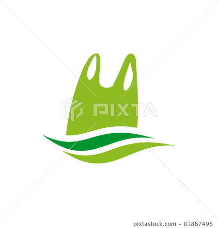 Paper bag eco friendly product label logo design 81867498