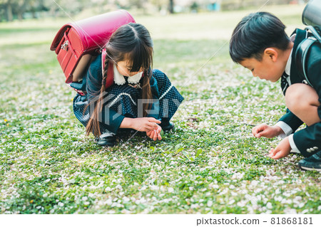 Elementary school entrance 81868181