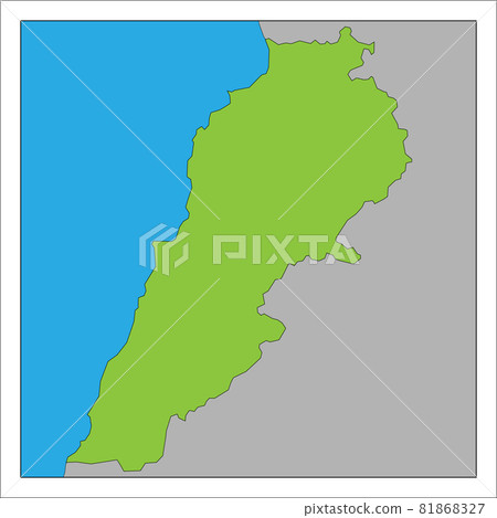 It is a map of Lebanon. It is a map of Lebanon. 81868327