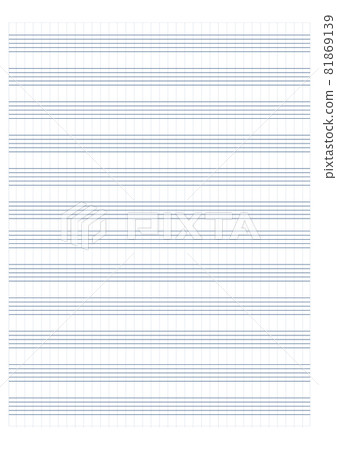 graph paper printable grid paper with stave on stock illustration 81869139 pixta