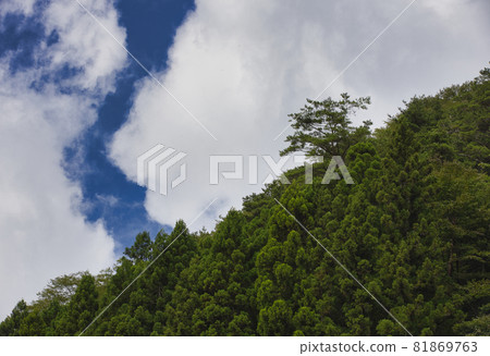 Mountains and clouds 81869763