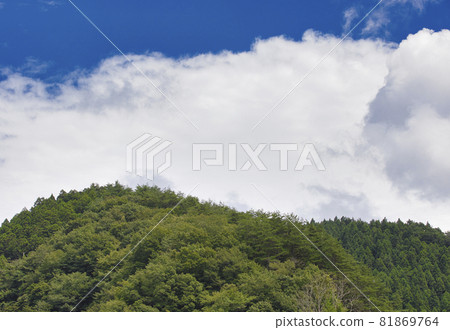 Mountains and clouds 81869764