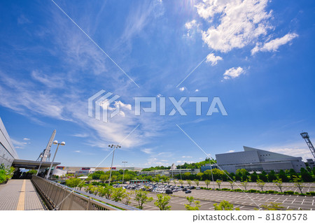 [Osaka] July, Expo City in the blue sky 81870578