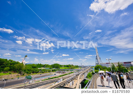 【大阪】七月，藍天下的世博城 81870580