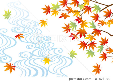 秋葉圖像背景素材 秋葉圖像背景素材 81871970