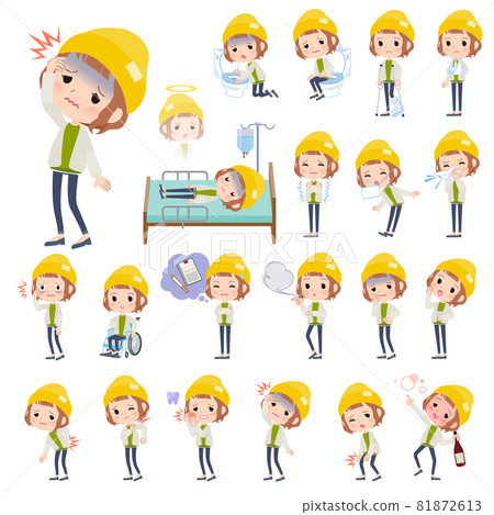 Injured or sick state casual fashion women's set 81872613