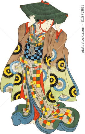 A woman wearing a hat 81872992