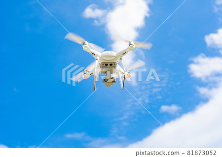 Drone and blue sky Drone and blue sky 81873052