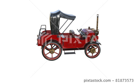 3d model of an old car rendered at different angles, isolated on a white background. 3D rendering, 3D illustration. 3d model of an old car rendered at different angles, isolated on a white background. 3D rendering, 3D illustration. 81873573