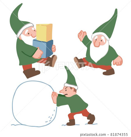 手繪小矮人套裝 81874355