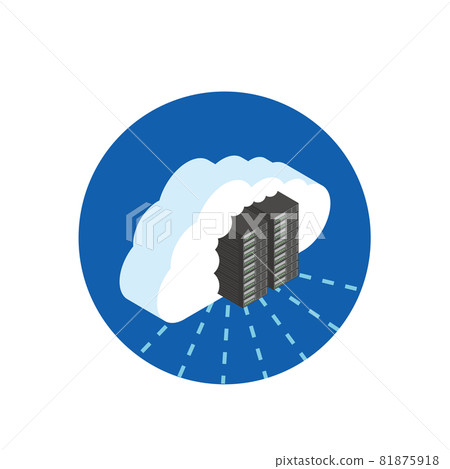 Cloud server image illustration 81875918