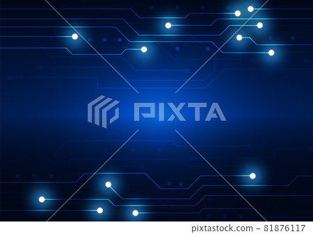 Circuit technology background with hi-tech digital data connection system 81876117