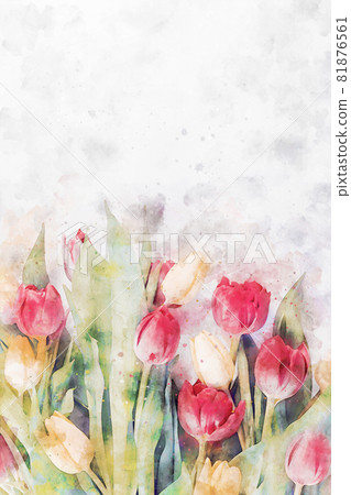 Beautiful Abstract watercolor rose bouquet illustration Beautiful Abstract watercolor rose bouquet illustration 81876561