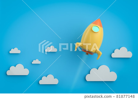 Leadership concept with space shuttle Leadership concept with space shuttle 81877148