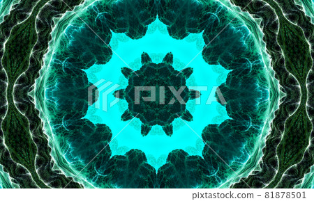 Deep nephritis star kaleidoscope. Abstract trendy decorative seamless pattern of geometrical elements in nephritis shades. Jade geometric shapes. Deep nephritis star kaleidoscope. Abstract trendy decorative seamless pattern of geometrical elements in nephritis shades. Jade geometric shapes. 81878501