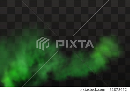 Green stink bad smell, smoke or poison gases,chemical toxic vapour. 81878652