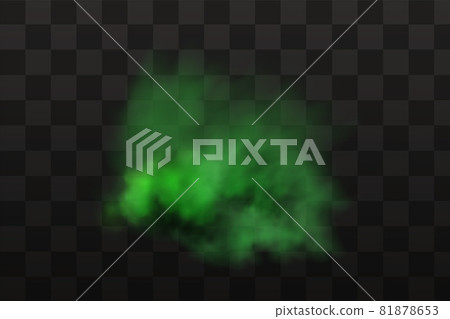 Green stink bad smell, smoke or poison gases,chemical toxic vapour. 81878653