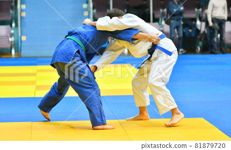 Boys compete in Judo 81879720