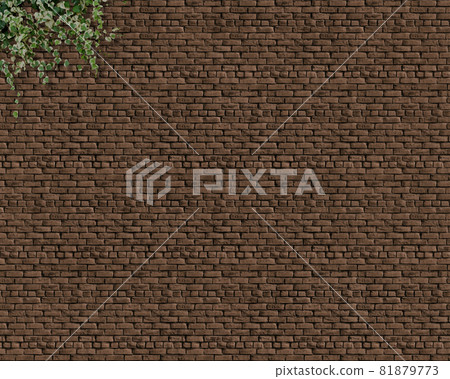 Tile brick-like background material leaves Tile brick-like background material leaves 81879773