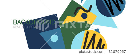 Abstract background with blocks, lines, geometric shapes. Techno or business concept for wallpaper, banner, background, landing page Abstract background with blocks, lines, geometric shapes. Techno or business concept for wallpaper, banner, background, landing page 81879967