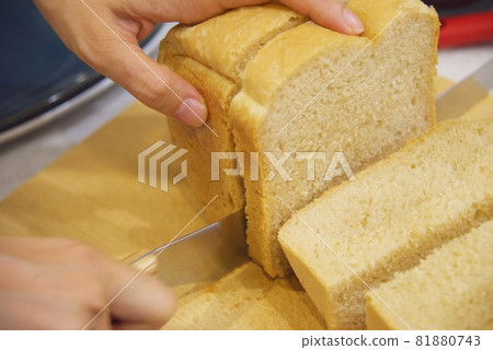 Image of bread baked in a home bakery Image of bread baked in a home bakery 81880743