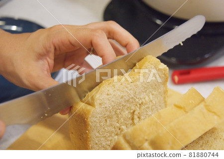 Image of bread baked in a home bakery Image of bread baked in a home bakery 81880744