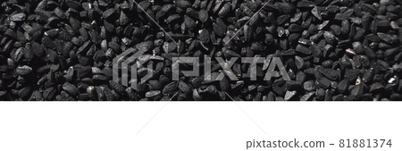 Dry black cumin organic and aromatic, black cumin texture background Dry black cumin organic and aromatic, black cumin texture background 81881374