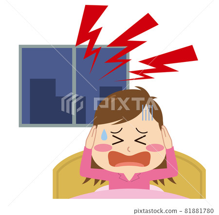 因噪音而無法入睡的女人 81881780